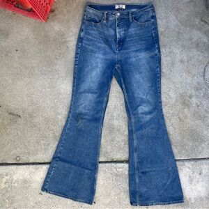 Free People Blue Flare Jeans